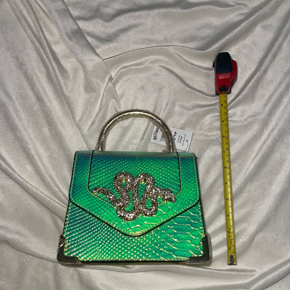 GREEN ALDO PURSE